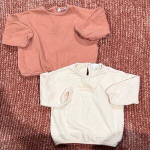 Zara babygirl sweater bundle 3/6 months